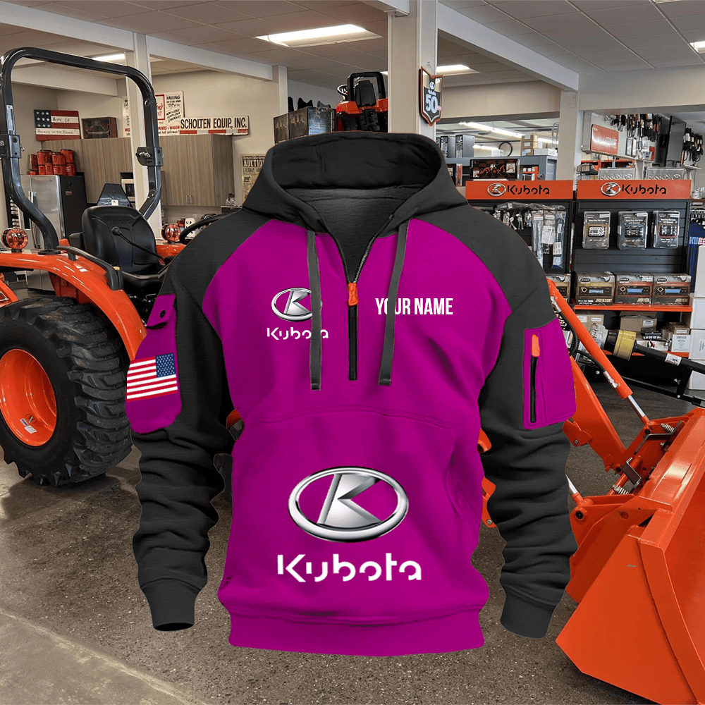 KB Custom Name Quarter Zipper Hoodie