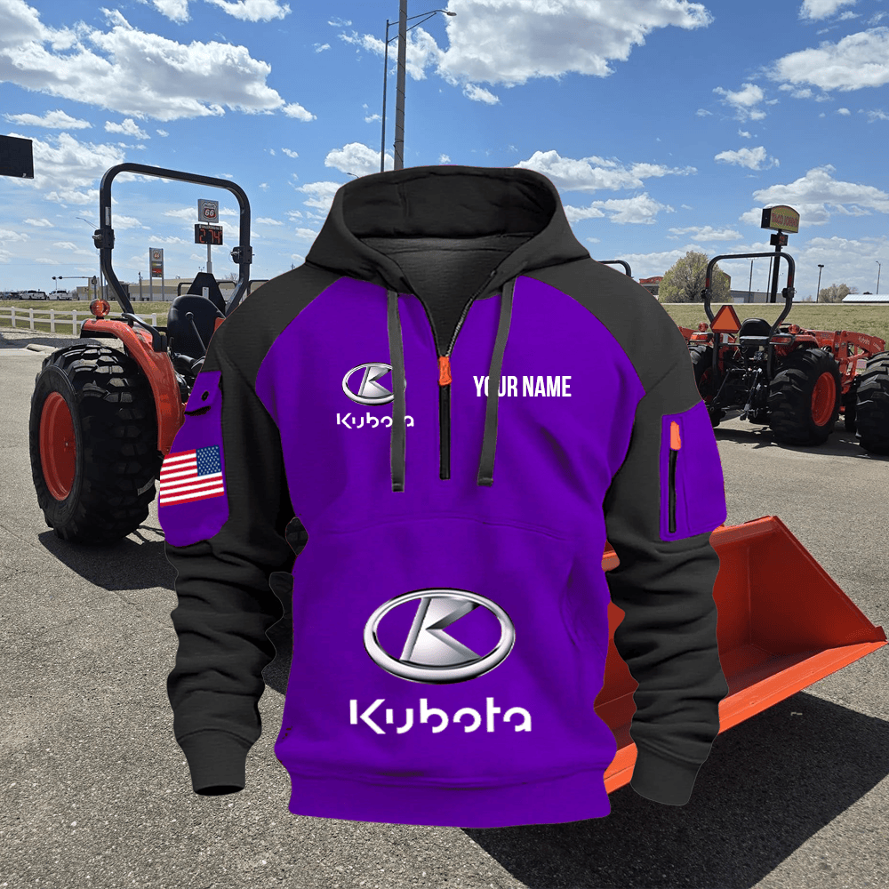 KB Custom Name Quarter Zipper Hoodie