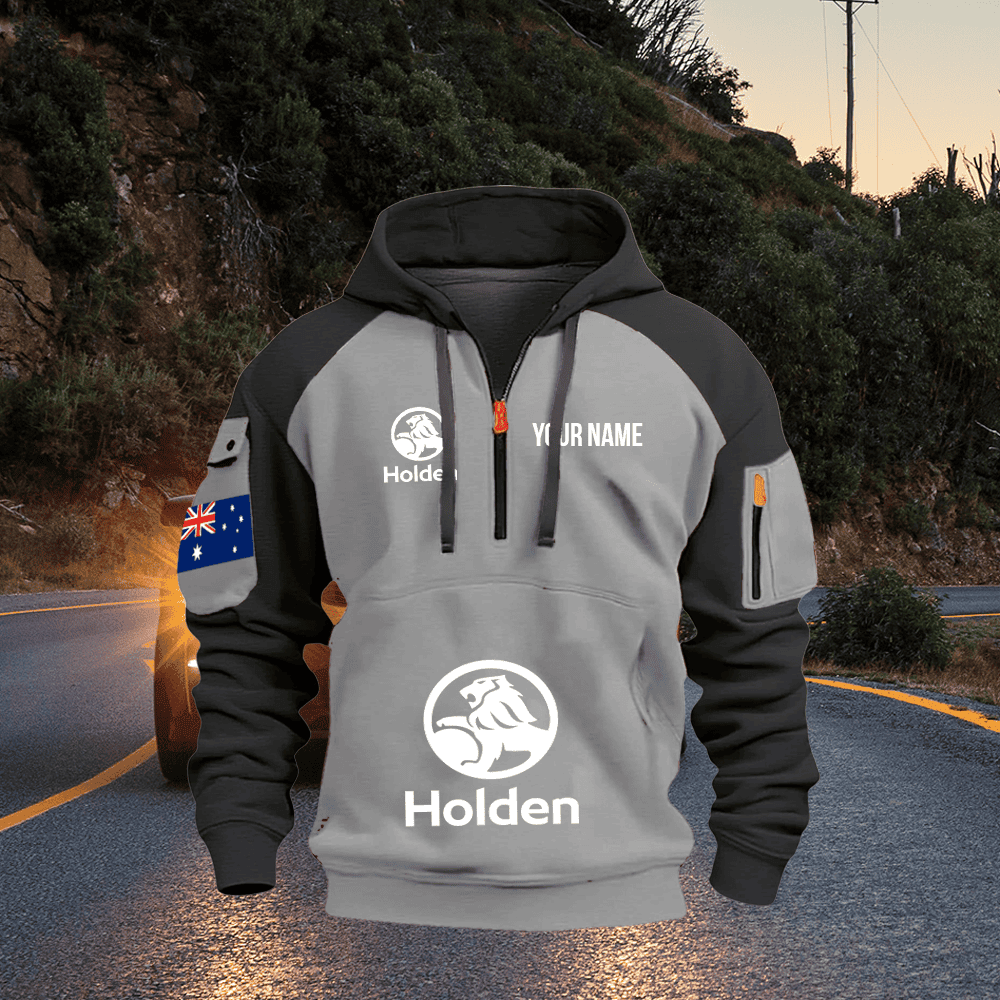 HOL Custom Name Quarter Zipper Hoodie
