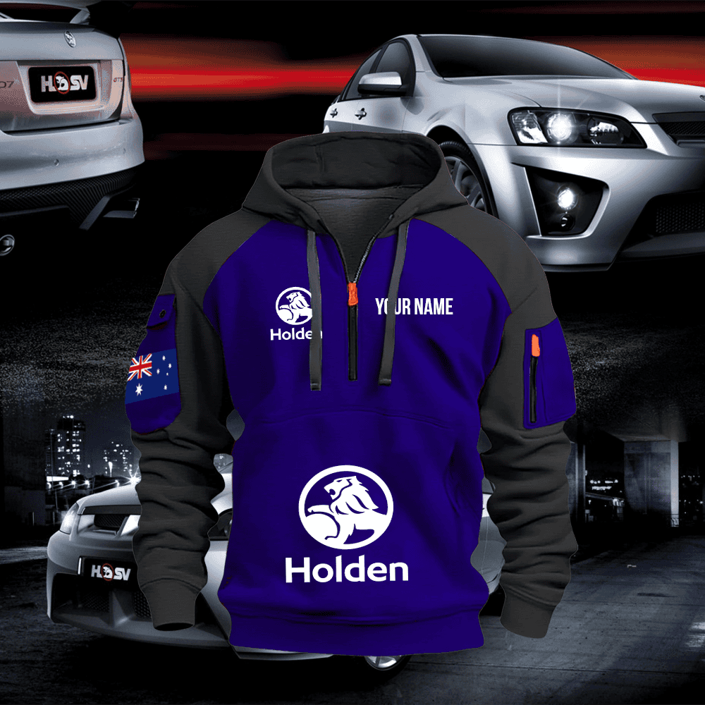 HOL Custom Name Quarter Zipper Hoodie