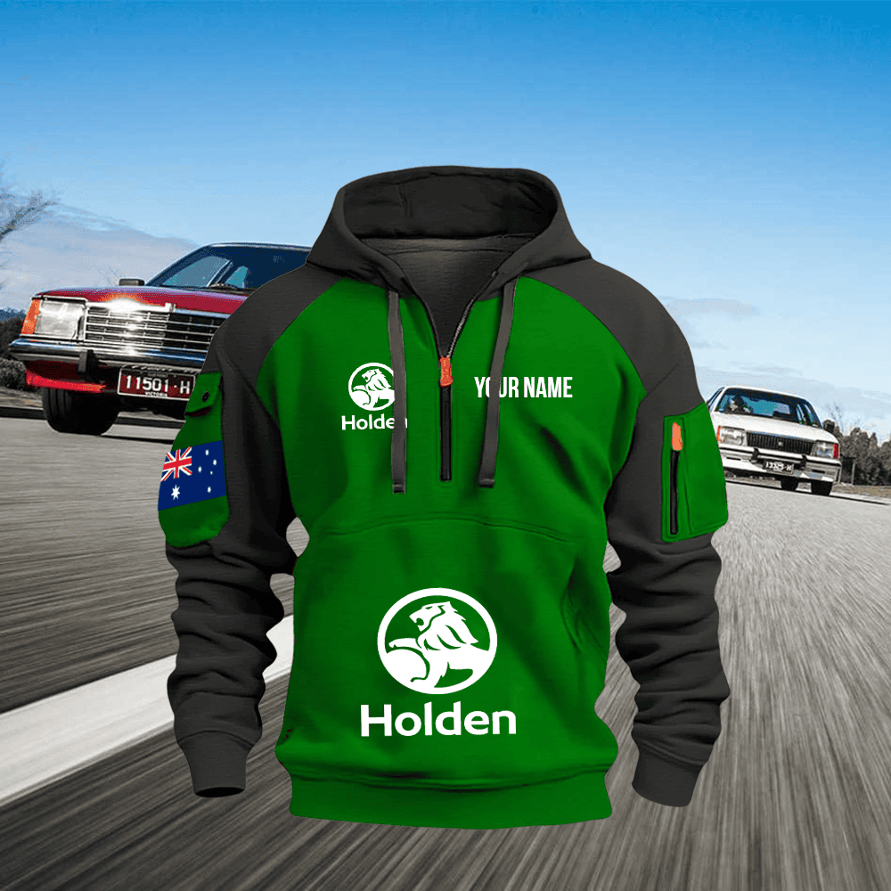 HOL Custom Name Quarter Zipper Hoodie