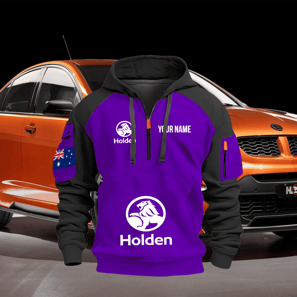 HOL Custom Name Quarter Zipper Hoodie
