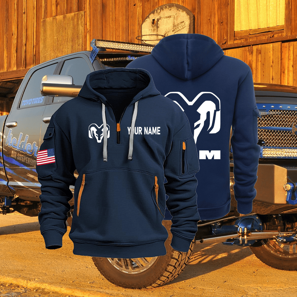 RAM Quarter Zip Unisex Hoodie