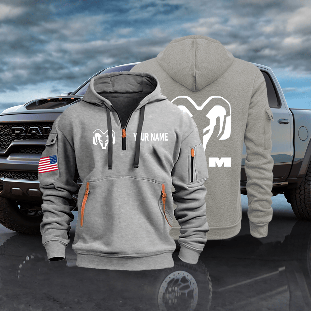 RAM Quarter Zip Unisex Hoodie