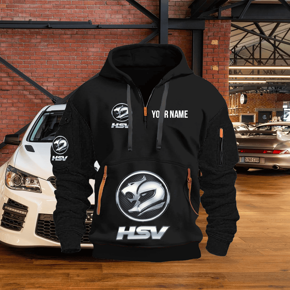 HSV Custom Name Quarter Zipper Hoodie