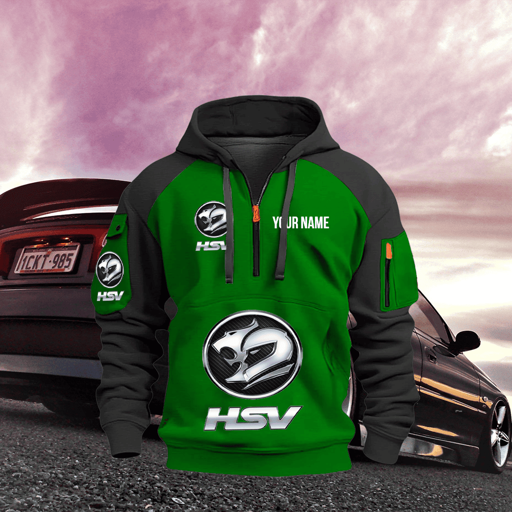 HSV Custom Name Quarter Zipper Hoodie