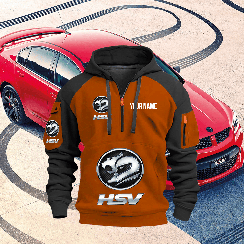 HSV Custom Name Quarter Zipper Hoodie