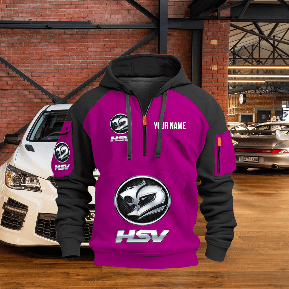 HSV Custom Name Quarter Zipper Hoodie