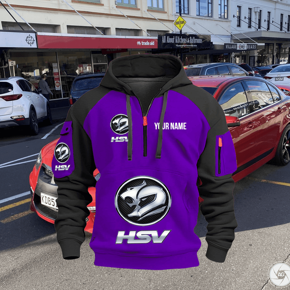 HSV Custom Name Quarter Zipper Hoodie