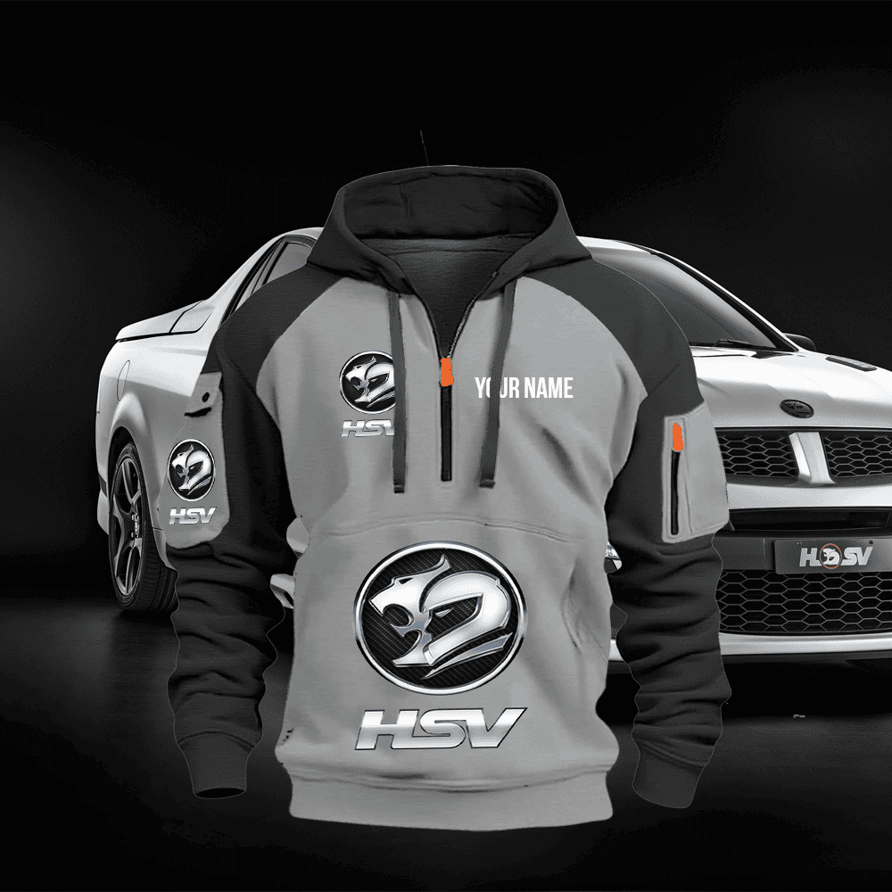 HSV Custom Name Quarter Zipper Hoodie
