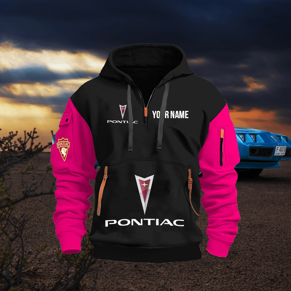PT Custom Print Name Quarter Zipper Hoodie