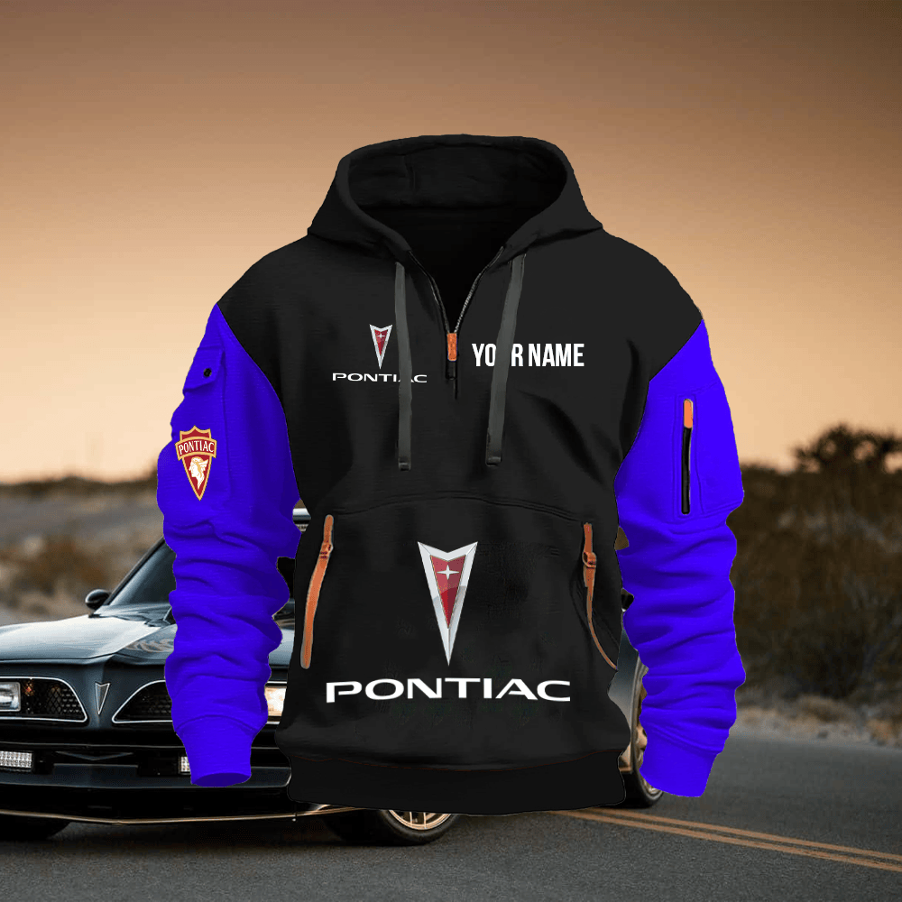 PT Custom Print Name Quarter Zipper Hoodie