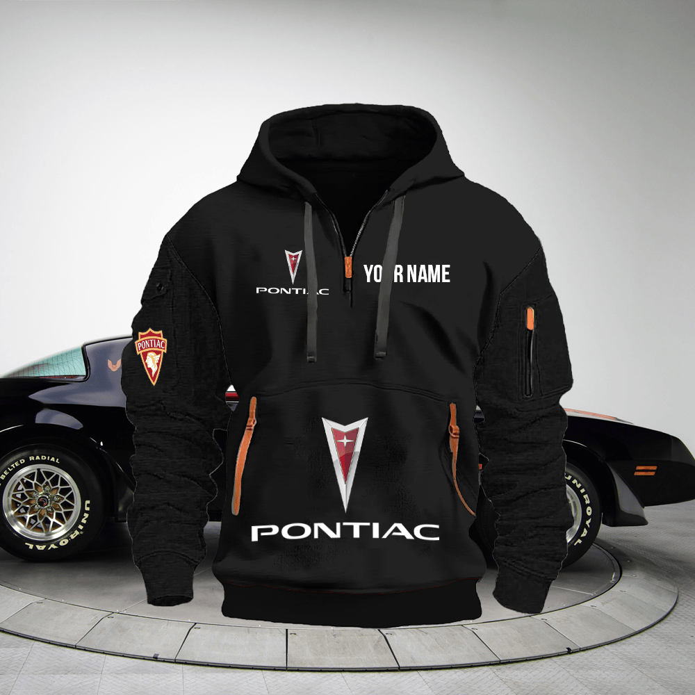 PT Custom Print Name Quarter Zipper Hoodie