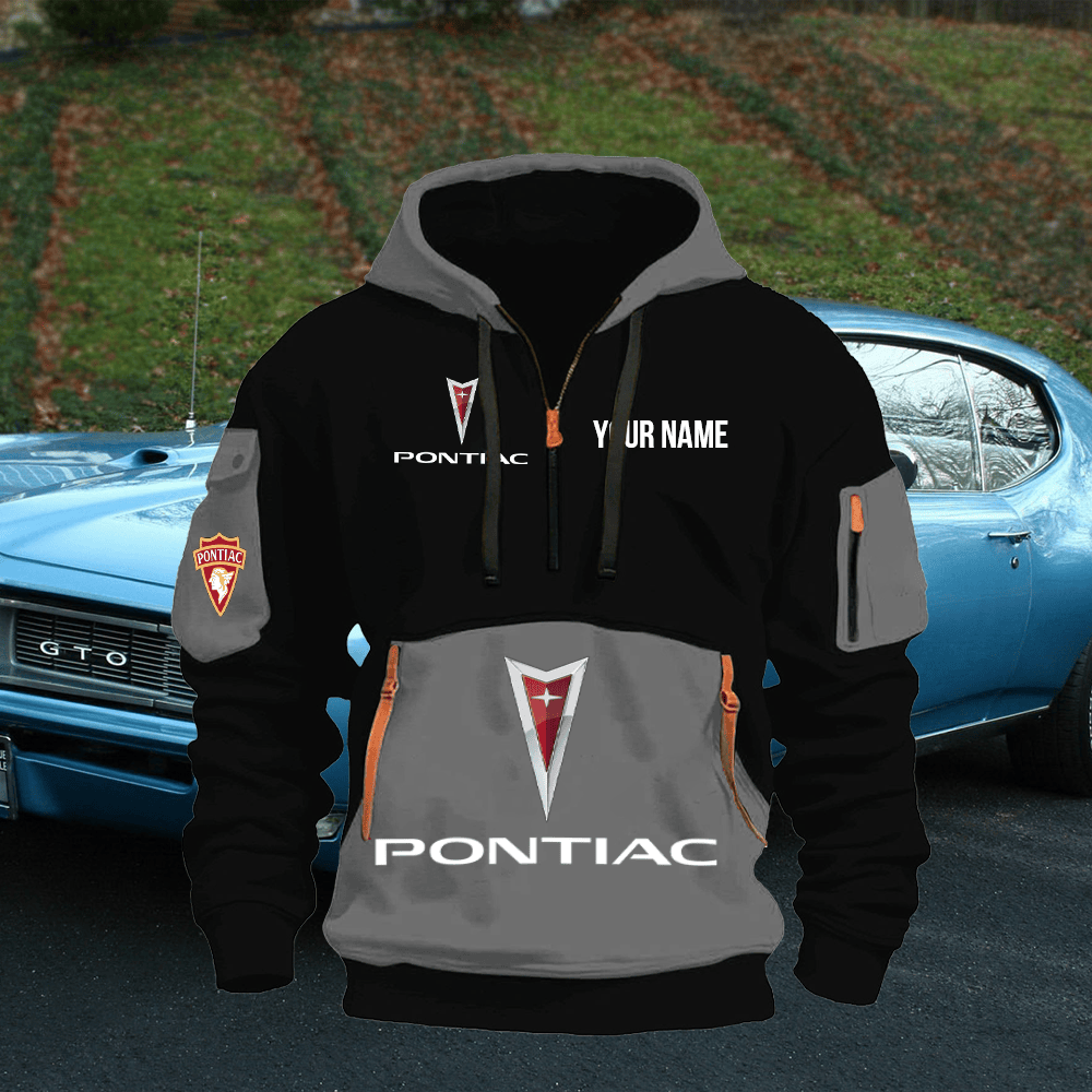 PT Print Name Quarter Zipper Hoodie
