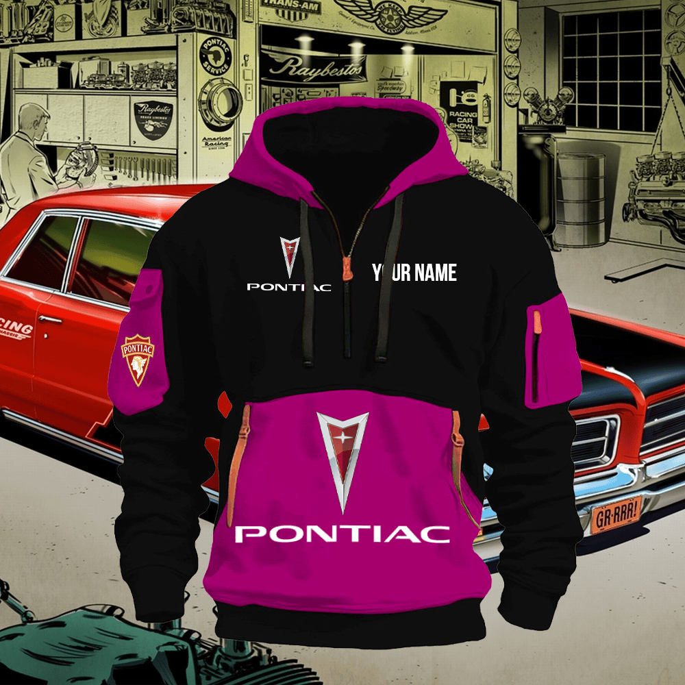 PT Print Name Quarter Zipper Hoodie