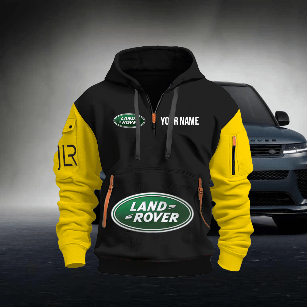 LR Custom Print Name Quarter Zipper Hoodie