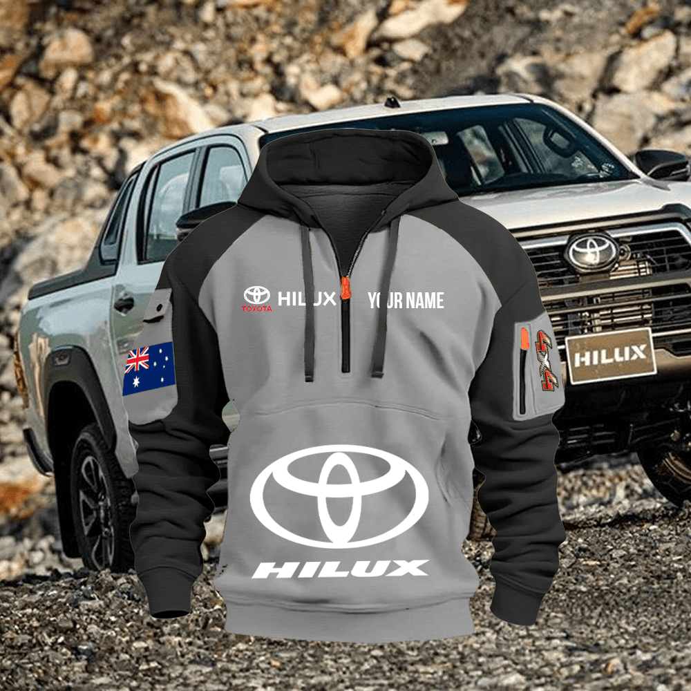 HL Custom Name Quarter Zipper Hoodie