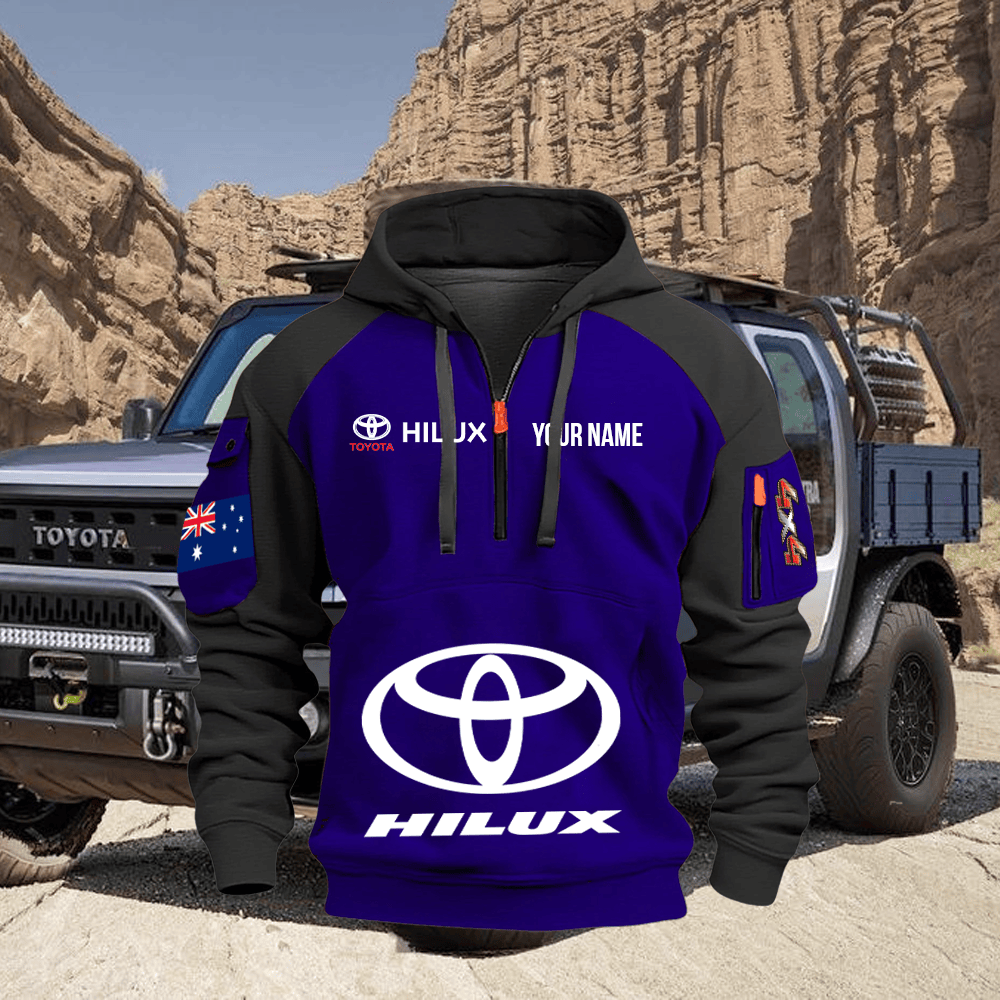 HL Custom Name Quarter Zipper Hoodie