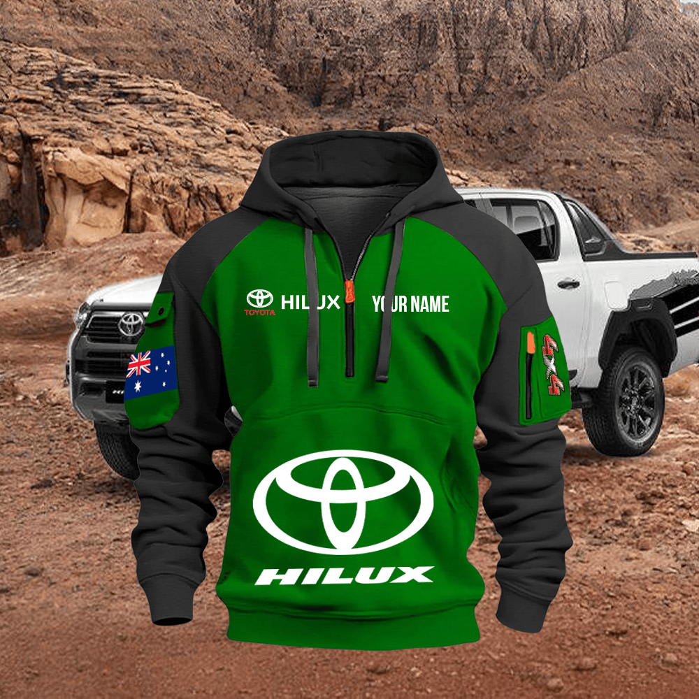 HL Custom Name Quarter Zipper Hoodie