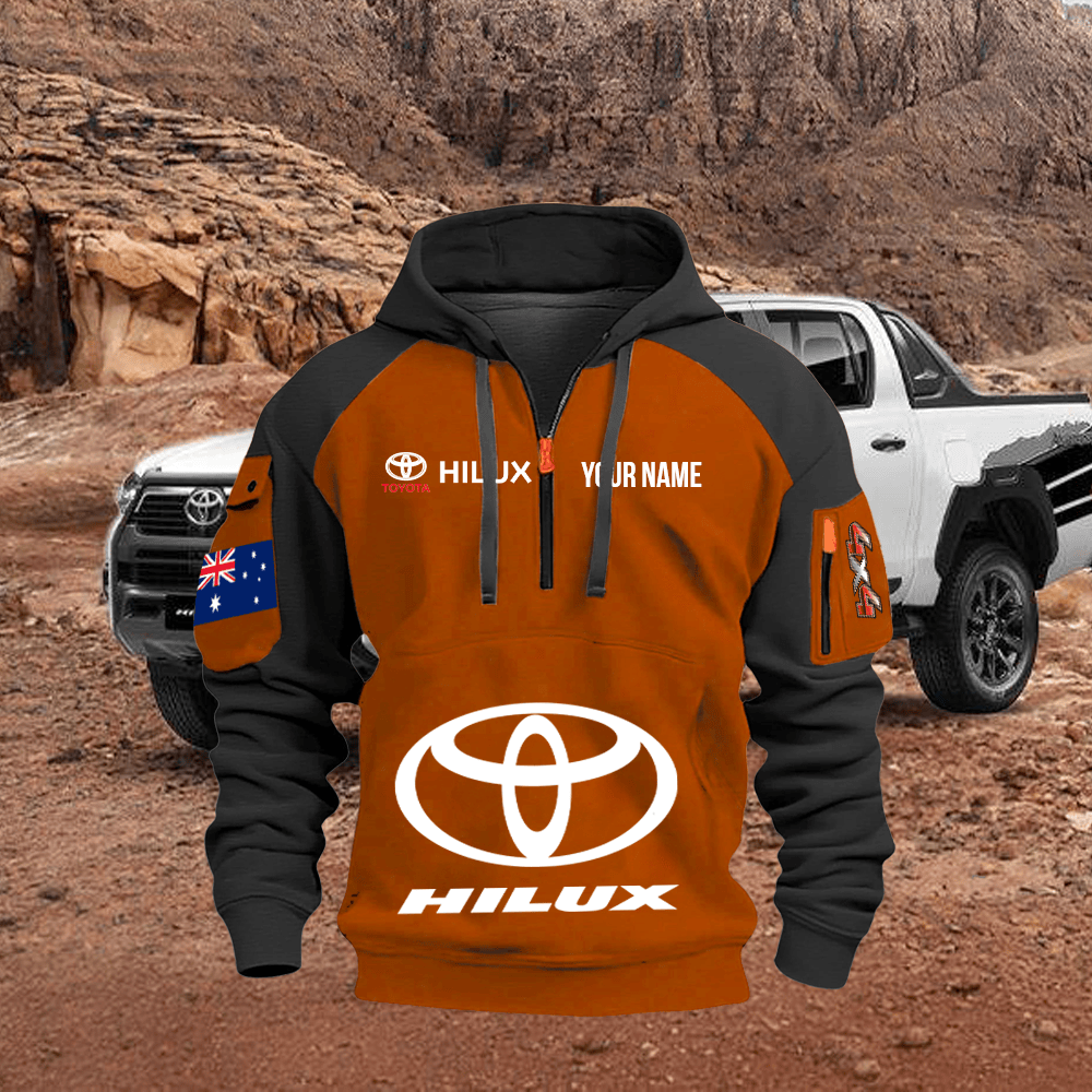 HL Custom Name Quarter Zipper Hoodie