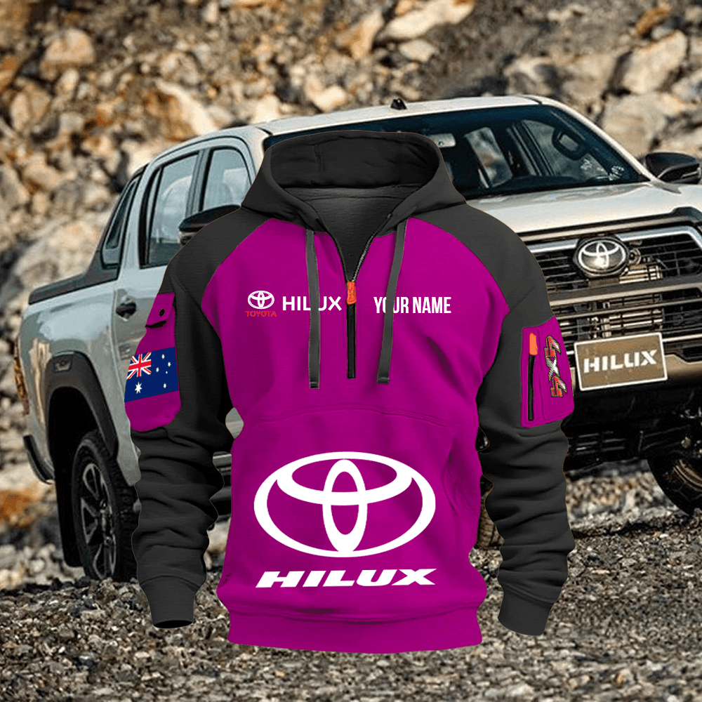 HL Custom Name Quarter Zipper Hoodie