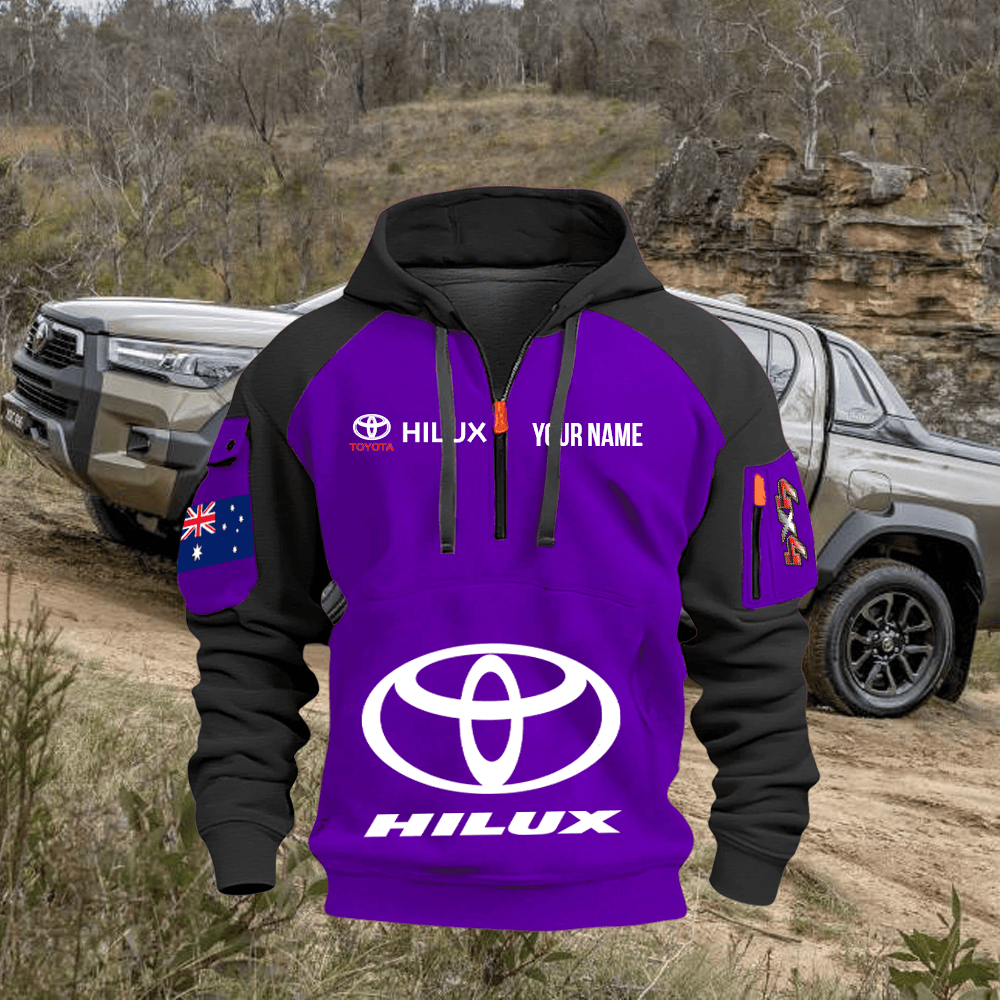 HL Custom Name Quarter Zipper Hoodie