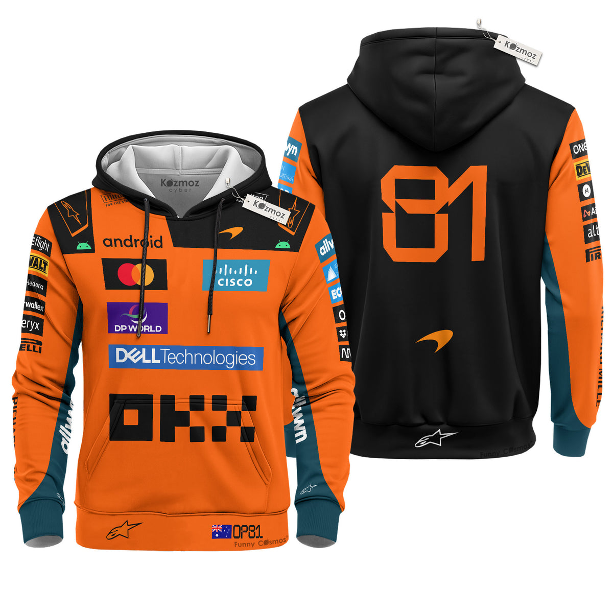 Oscar Piastri 2026 McLaren Team F1 Costume Racing Suit