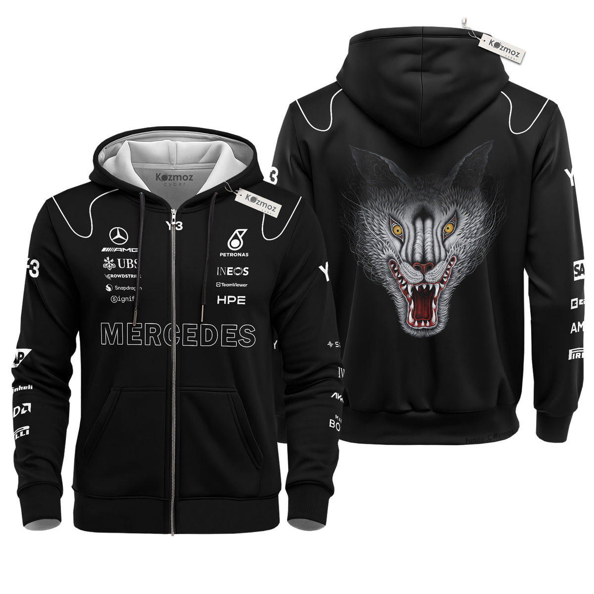 AMG Mer Y-3 Wolf F1 Team 2026 Costume Racing Suit