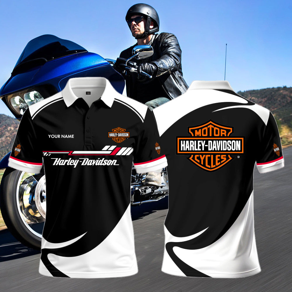 HD Polo Shirt Custom Print Name