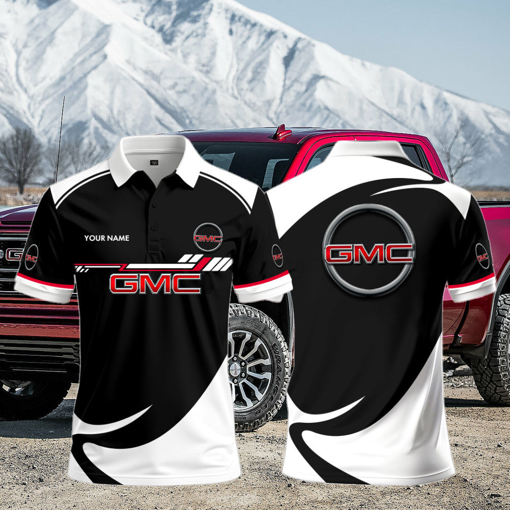 GM Polo Shirt Custom Print Name