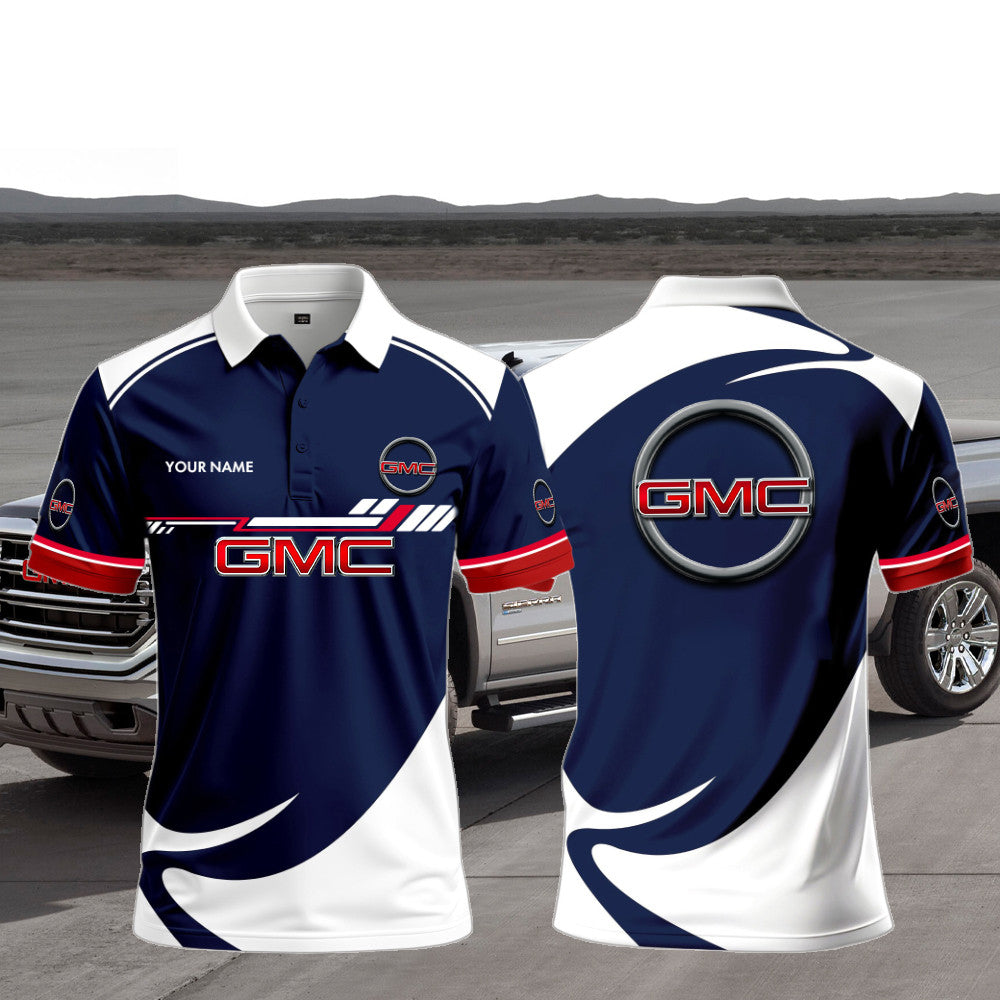 GM Polo Shirt Custom Print Name