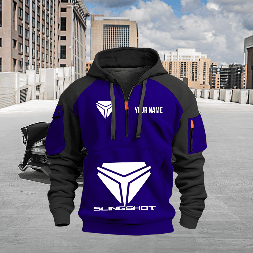 SS Custom Name Quarter Zipper Hoodie