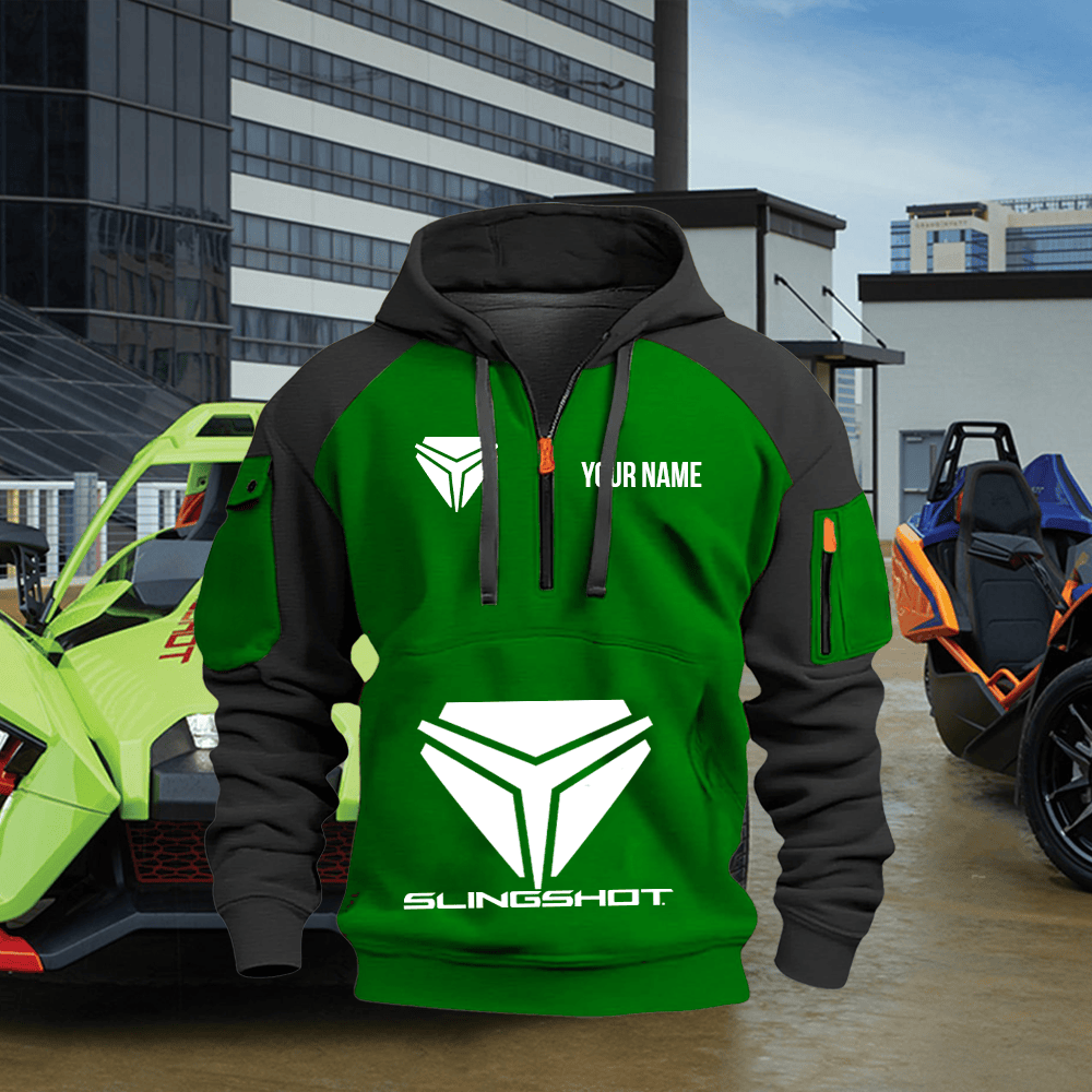 SS Custom Name Quarter Zipper Hoodie