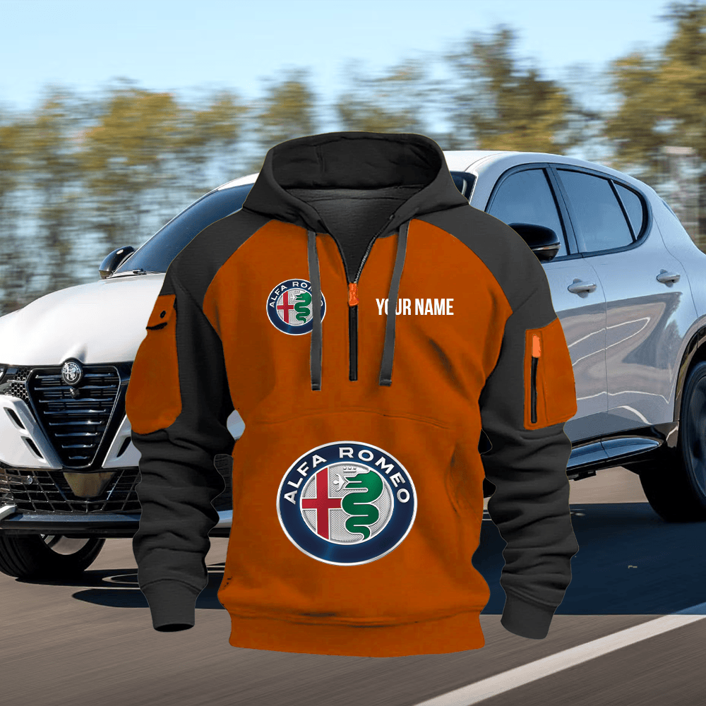 AF Custom Name Quarter Zipper Hoodie