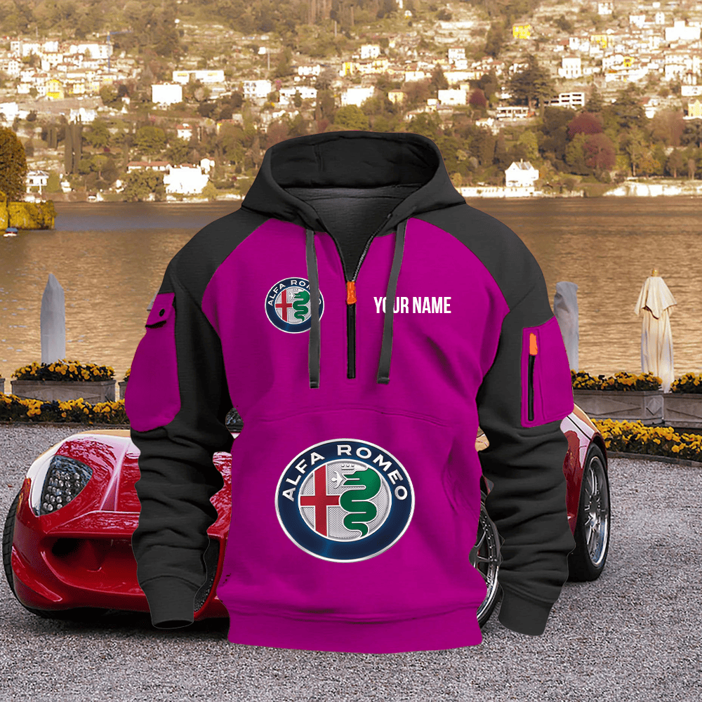 AF Custom Name Quarter Zipper Hoodie