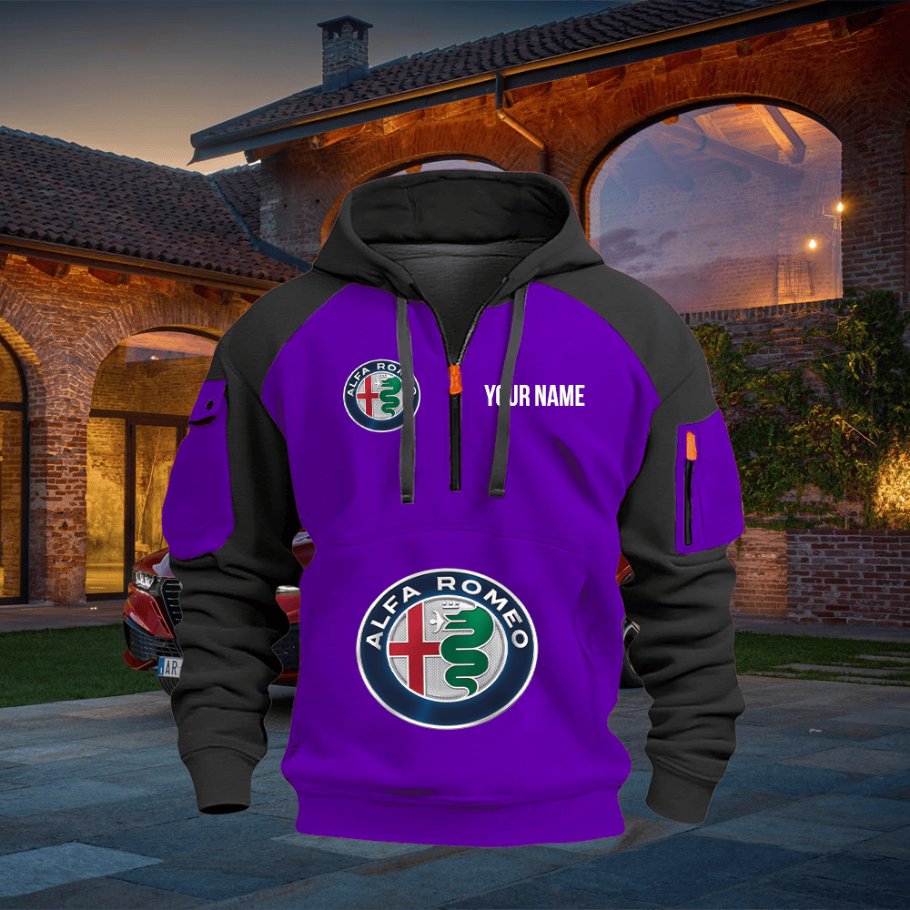 AF Custom Name Quarter Zipper Hoodie