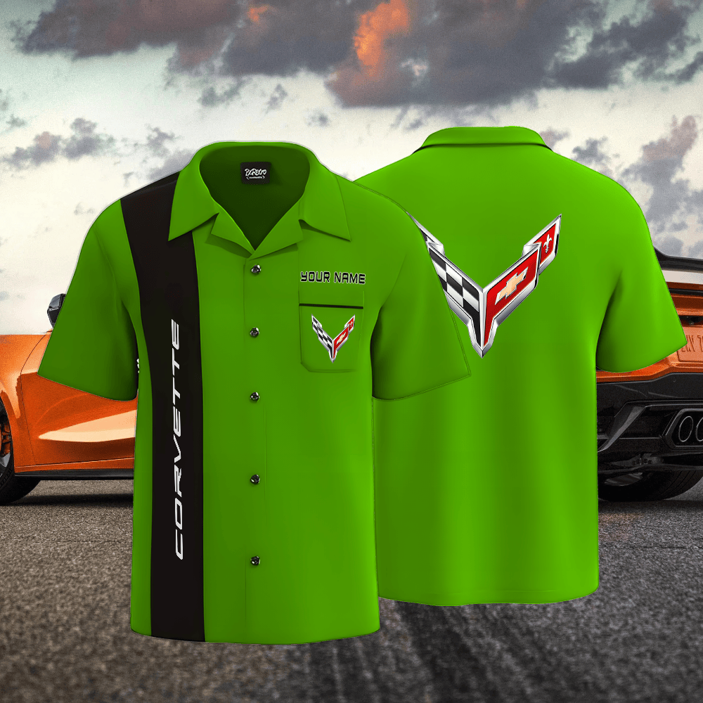 C8 Custom name Hawaii Shirt