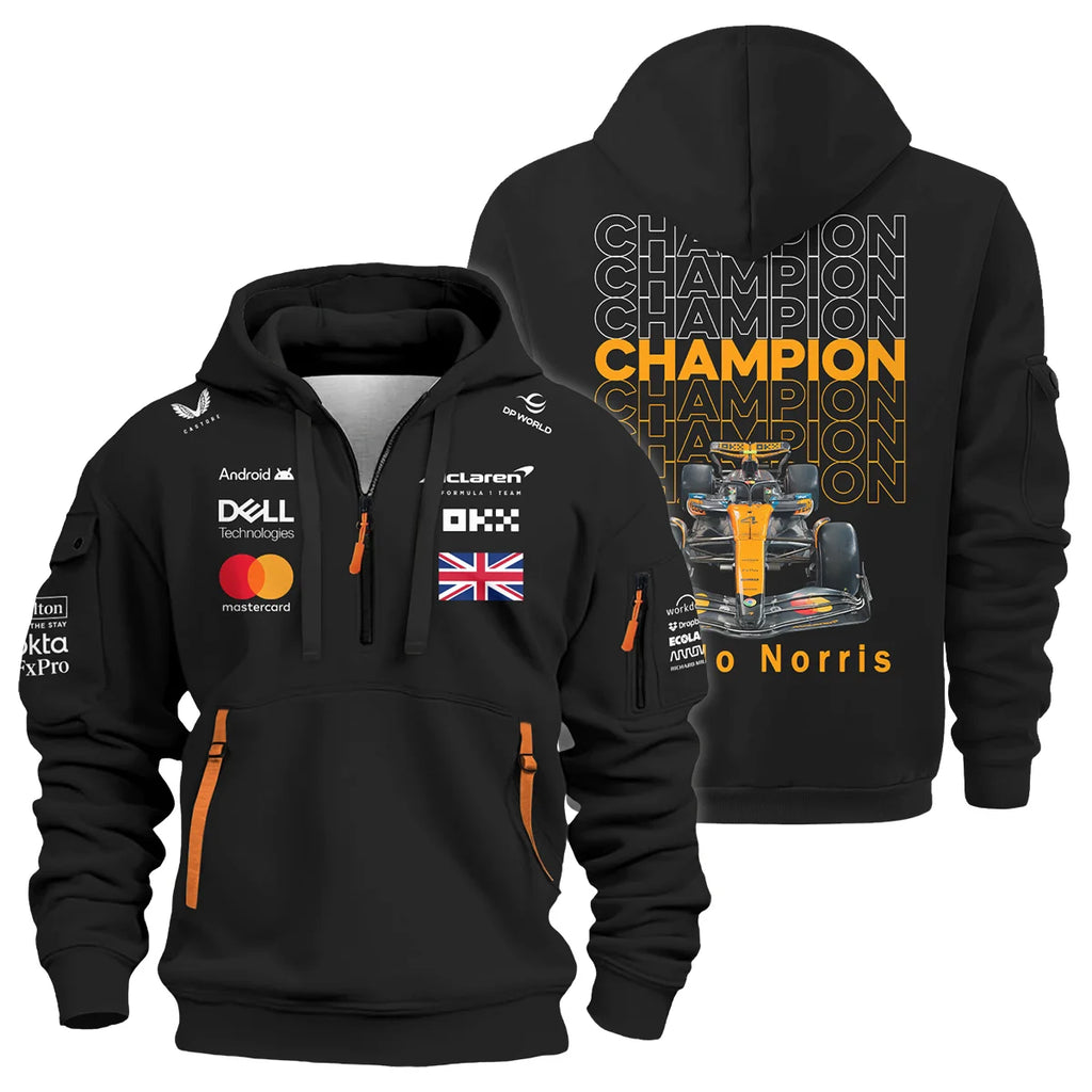 Champion 2025 Lando Norris McLaren F1 Team Hoodie Half Zip BLVALN051225A1HDF