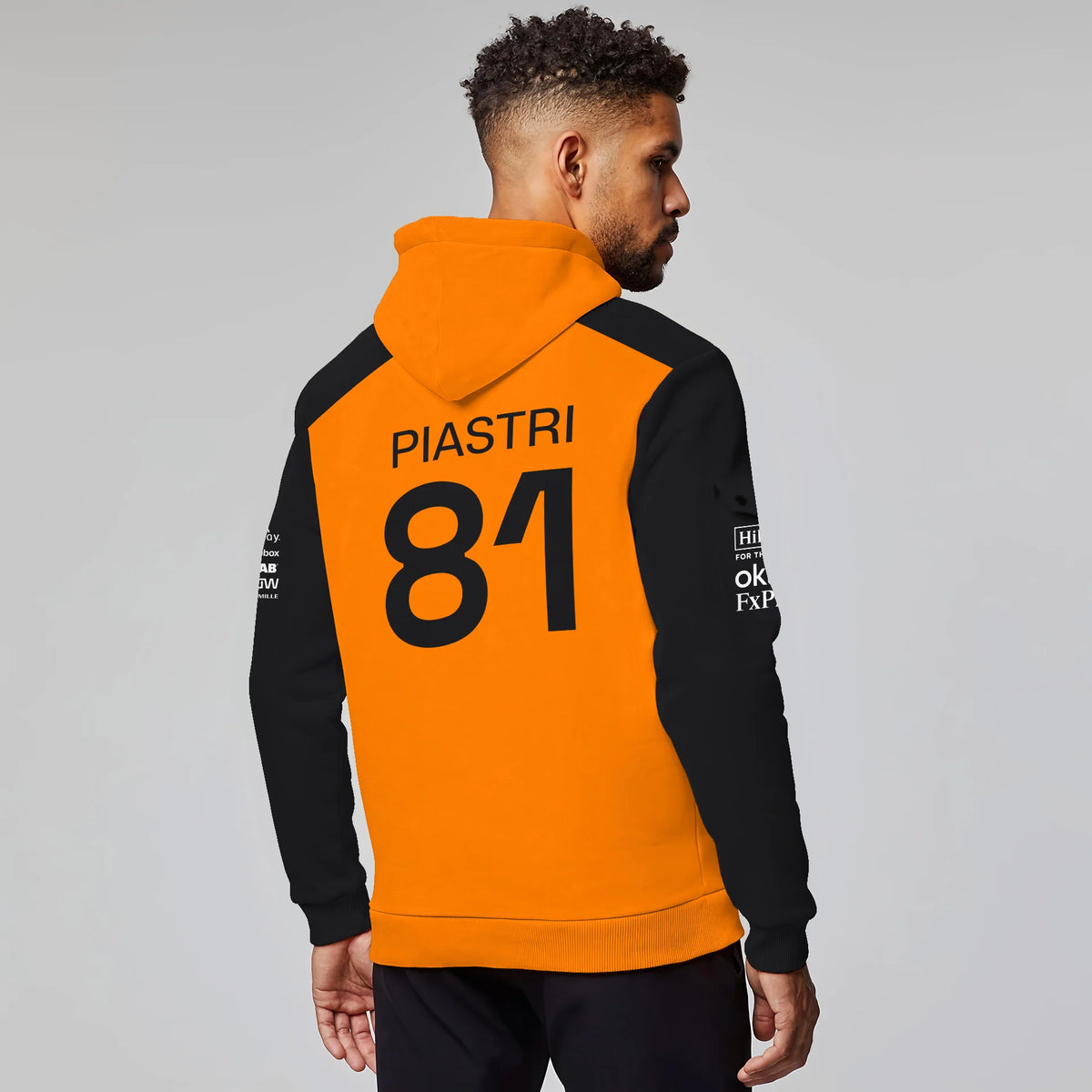 Oscar Piastri McLaren Formula One Exclusive Logo Hoodie Half Zipper BLF1290325A3MCLHDF