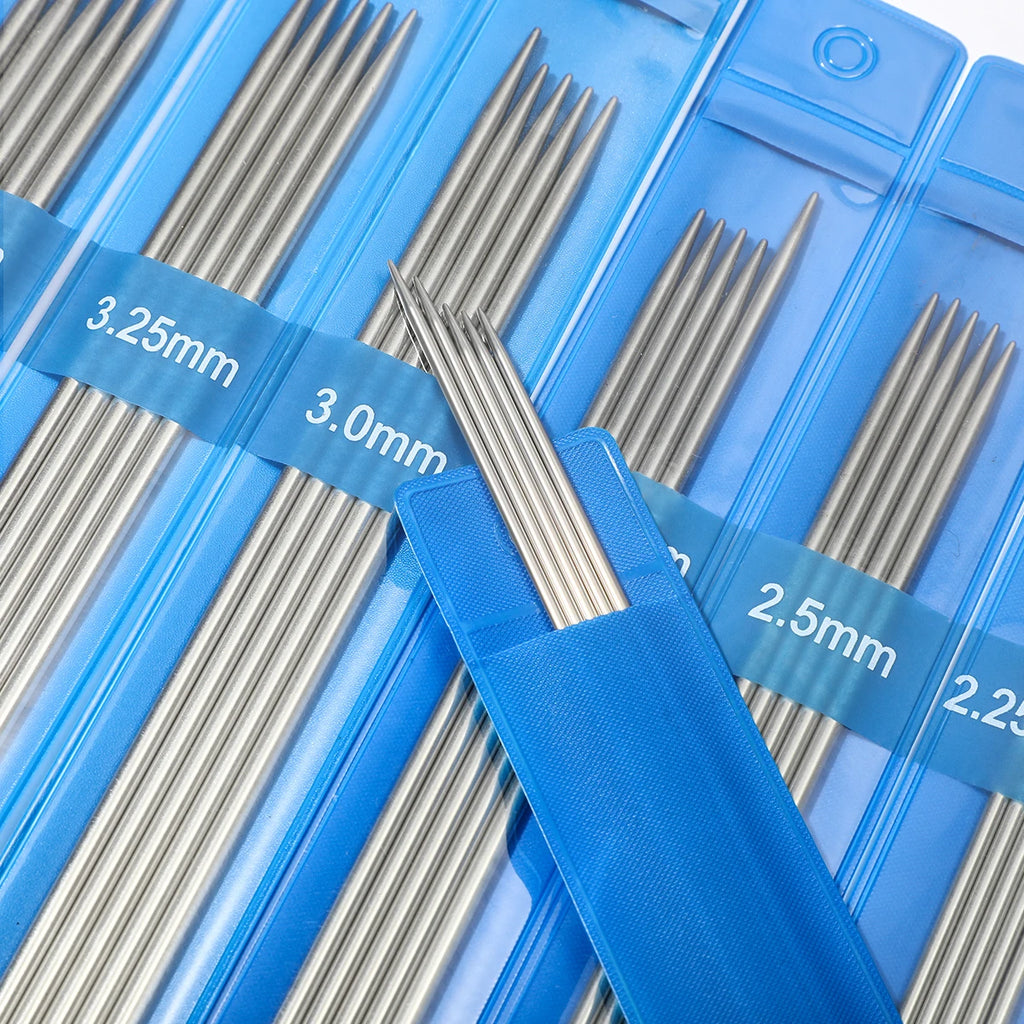 1.5mm - 5mm Stainless Steel Knitting Needles Set DIY Yarn Handmade Knitting Tools Knitting Needles