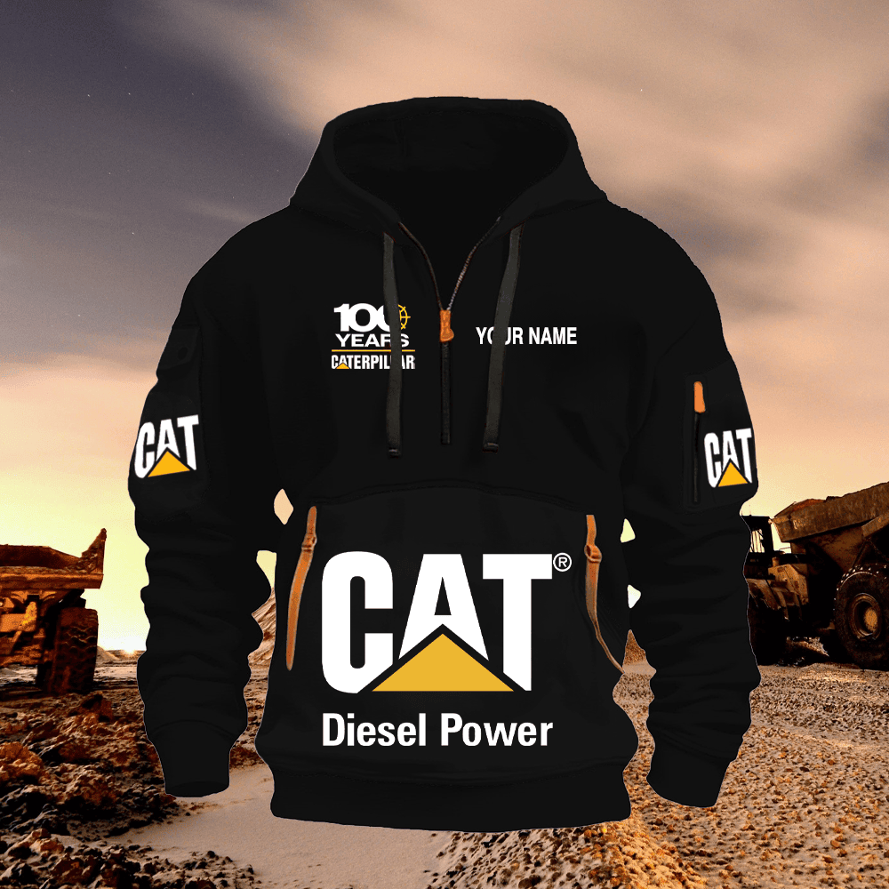 CAT 100th Quater Zipper jacket