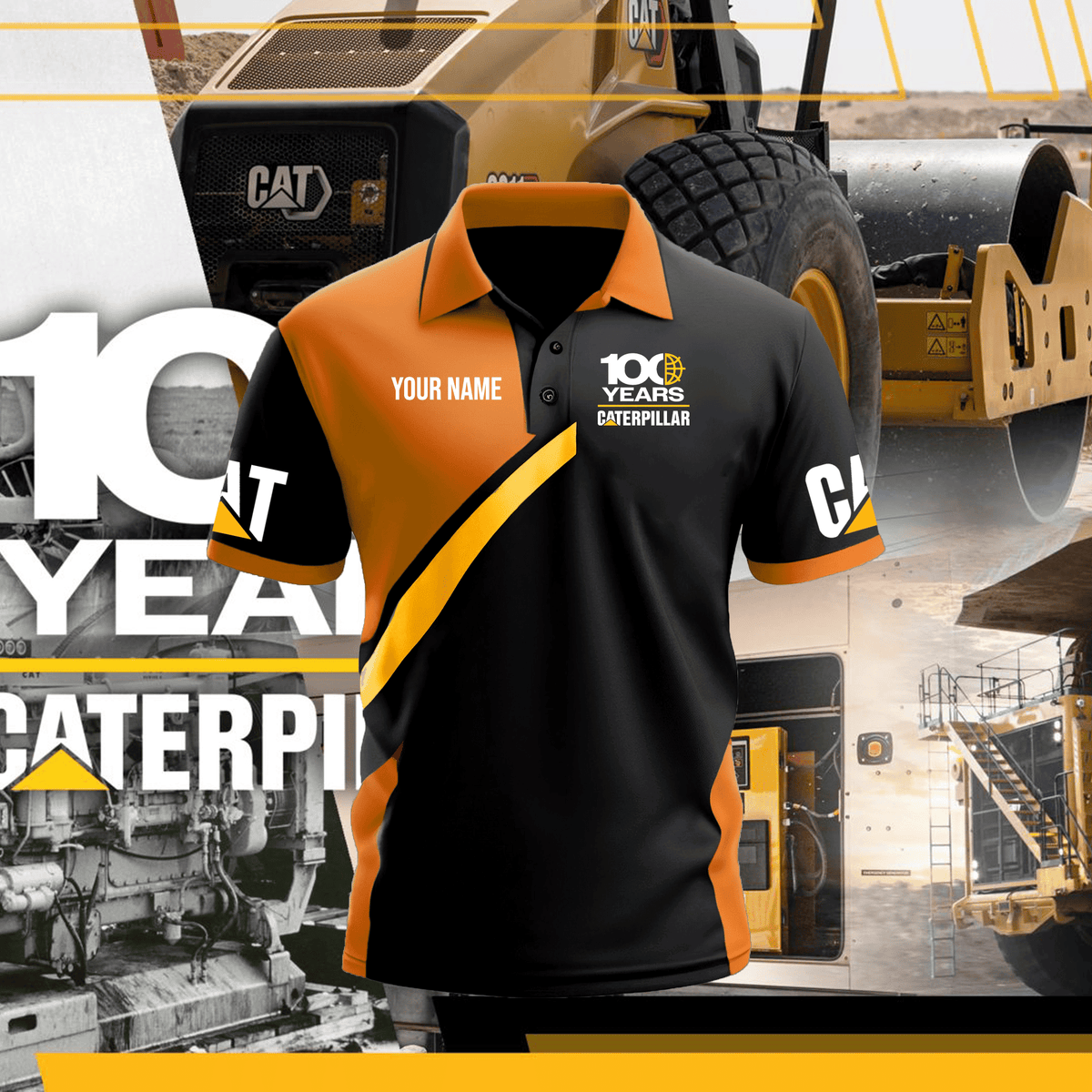 CAT 100th Polo Shirt