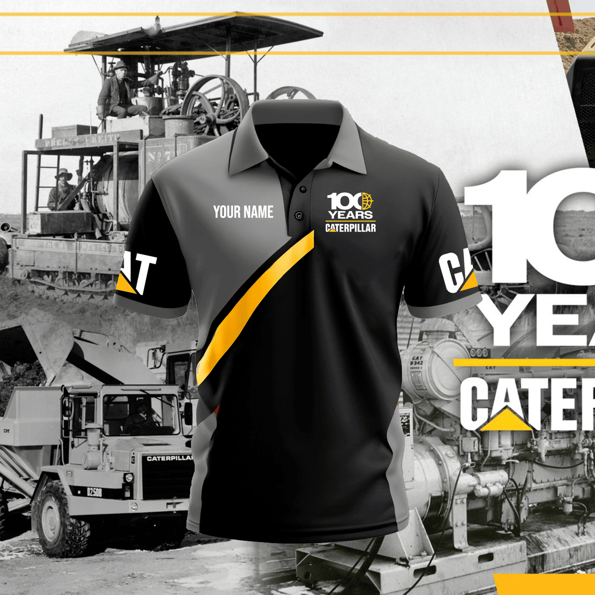 CAT 100th Polo Shirt