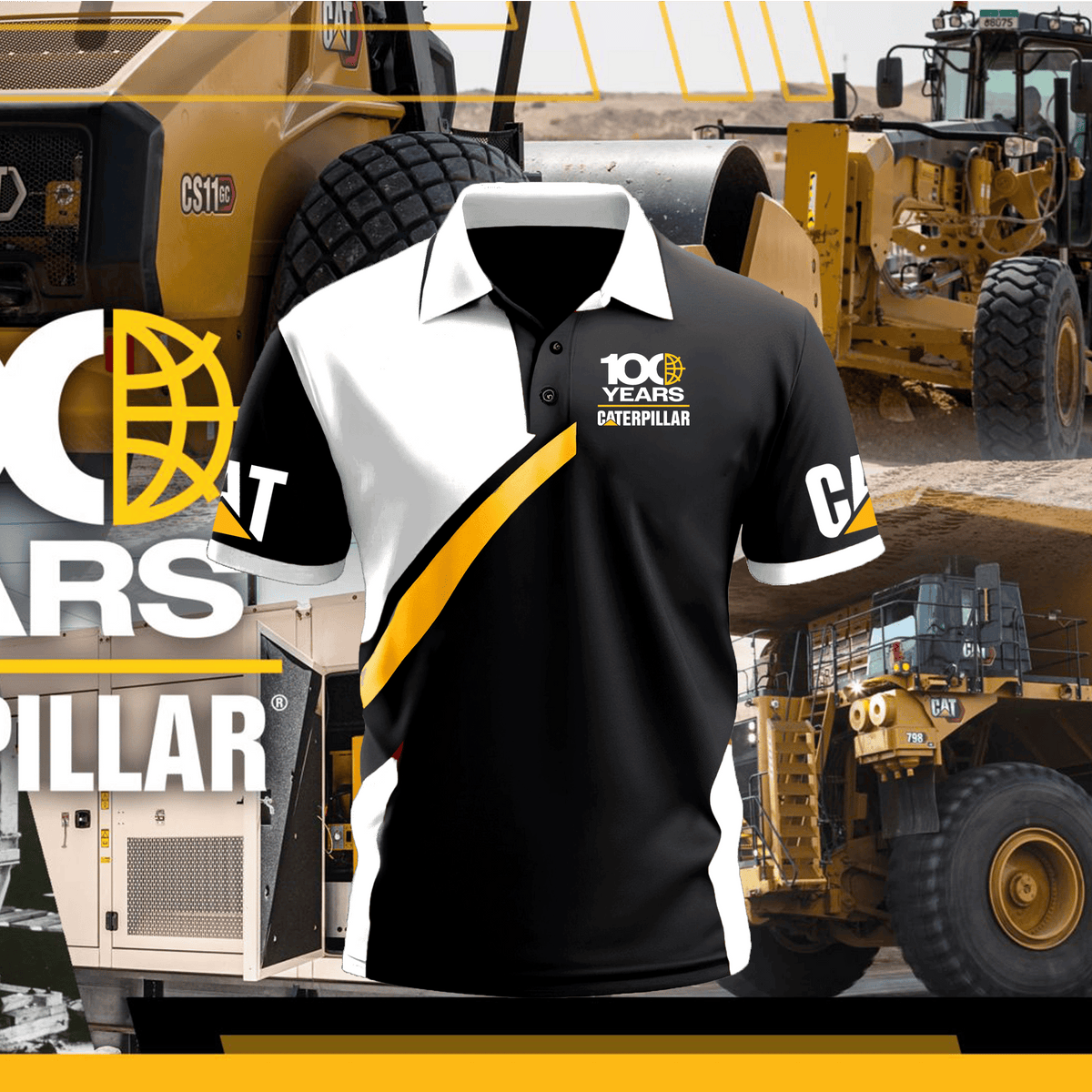 CAT 100th Polo Shirt