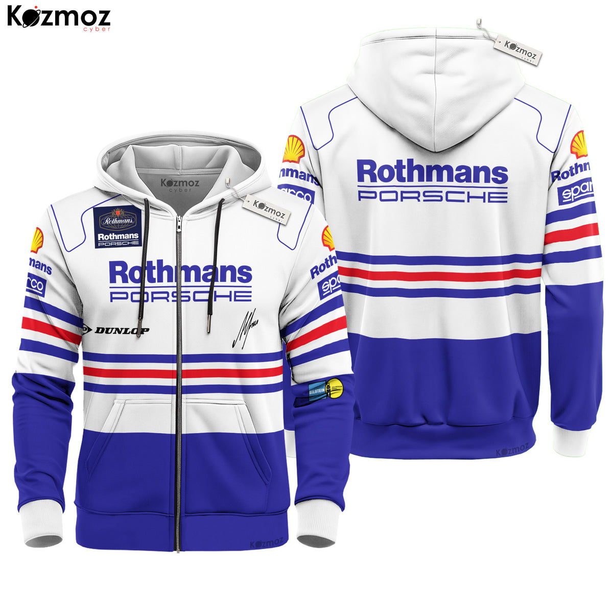 Alan Jones Racing Costume Rothmans Porsh 1984 Collection - Sandown 1000 Touring Car Team -