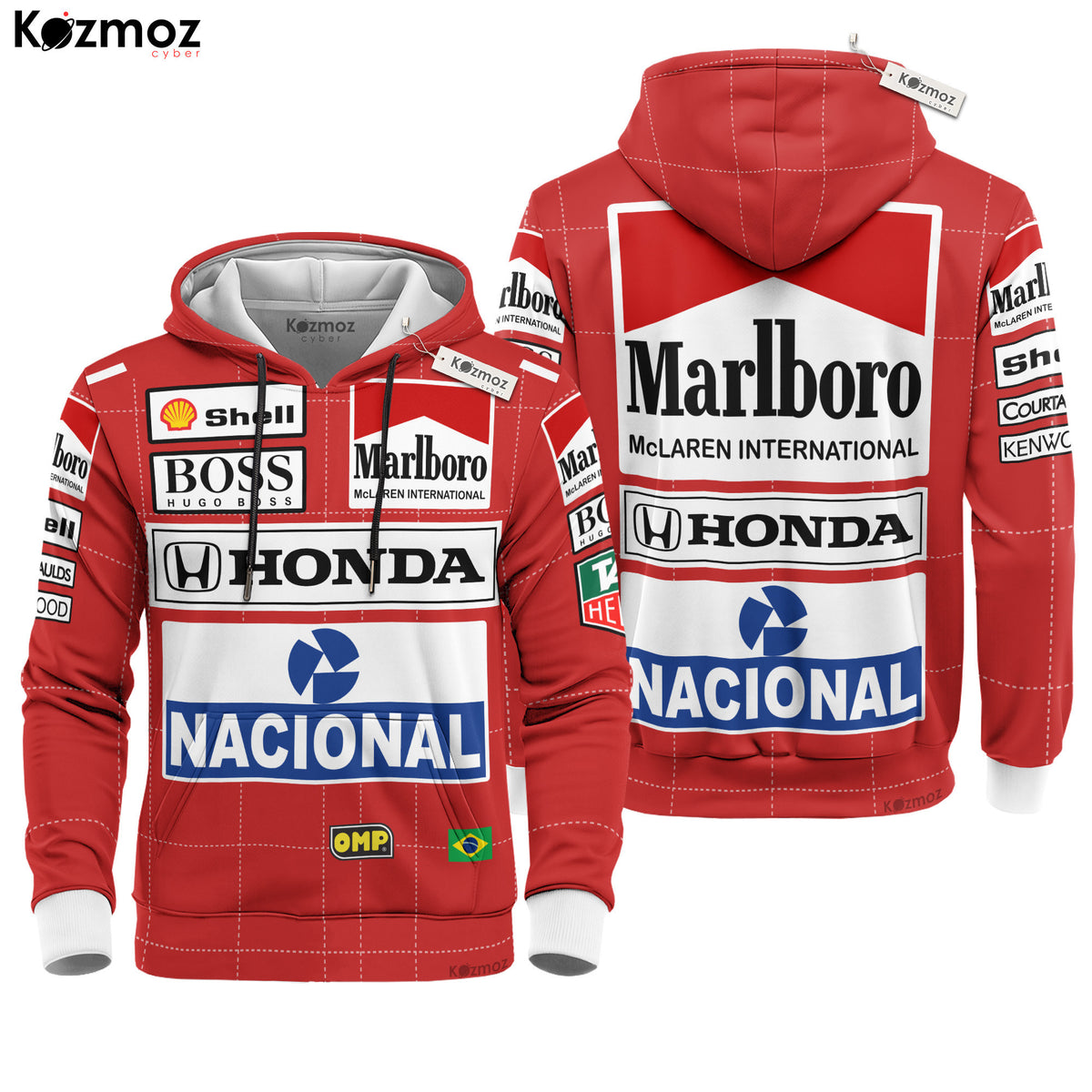1988 Magic Senna Marlboro McLaren Honda Race Suit - Authentic Racing Team