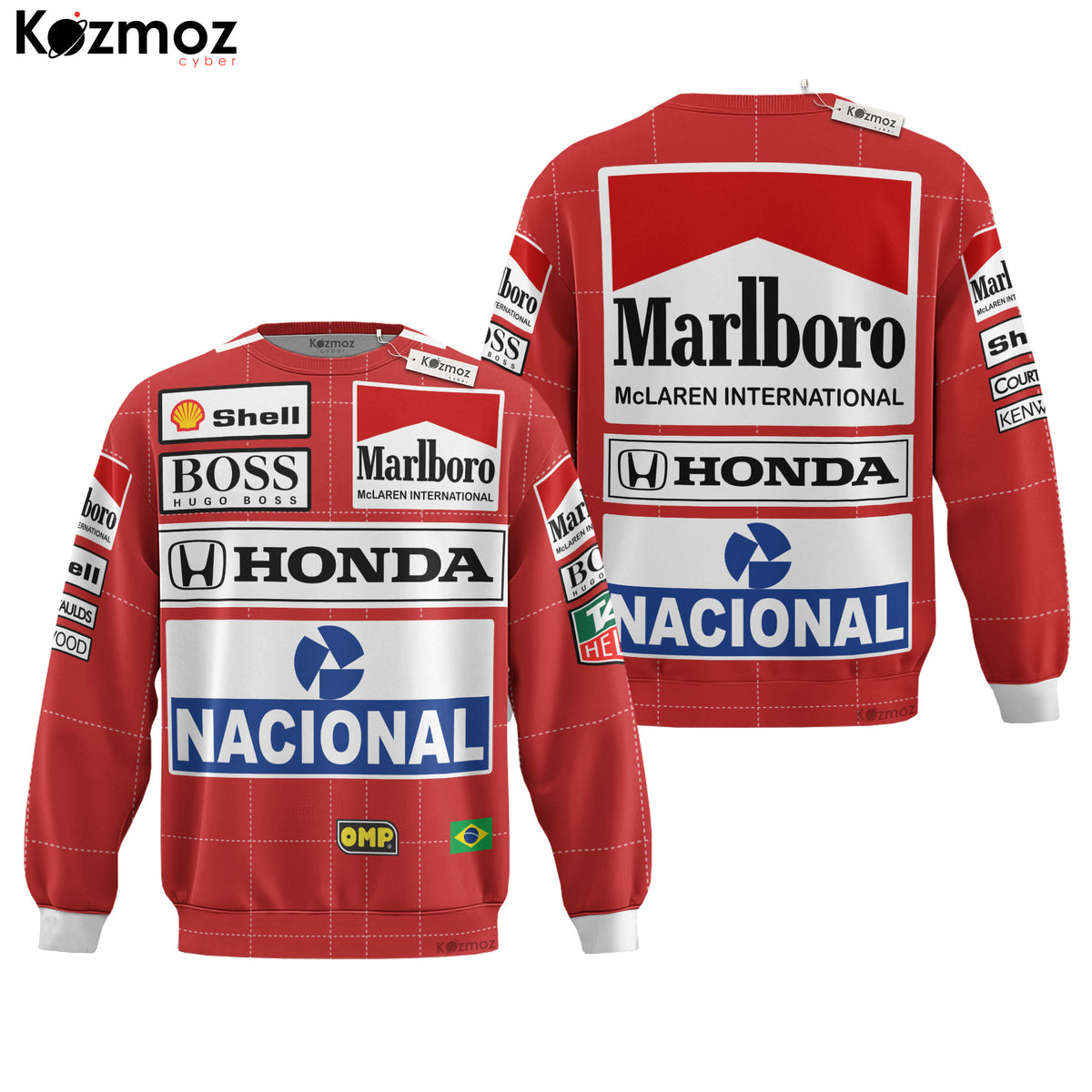 1988 Magic Senna Marlboro McLaren Honda Race Suit - Authentic Racing Team