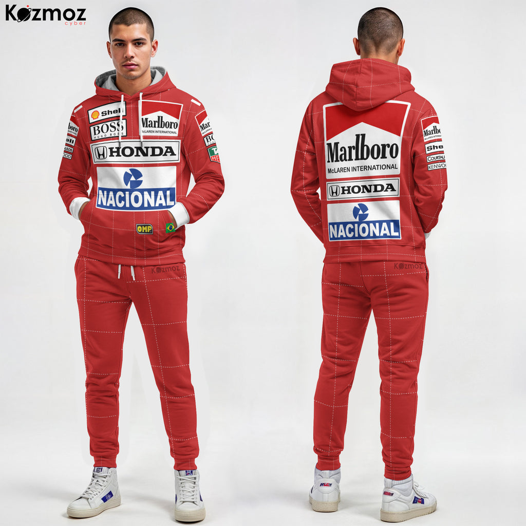 1988 Magic Senna Marlboro McLaren Honda Race Suit - Authentic Racing Team