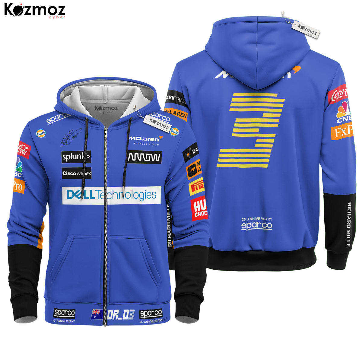 Daniel Ricciardo Racing Costume 2021 Collection - McLaren  Racing Team -