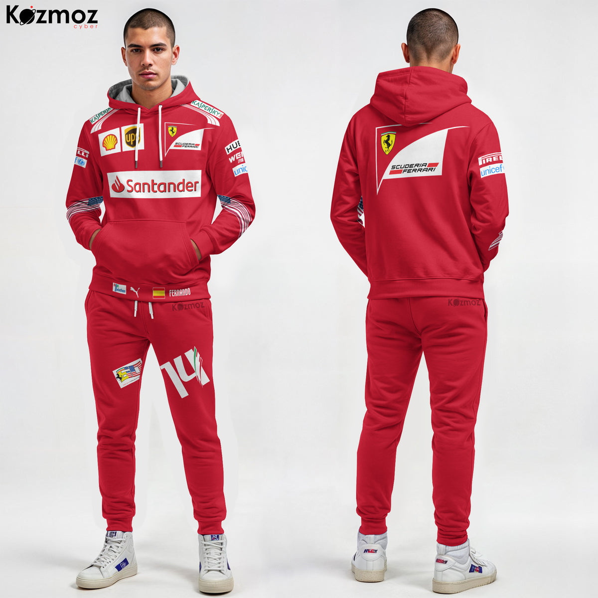 Fernando Alonso Racing Costume 2014 Collection - SF Racing Team -